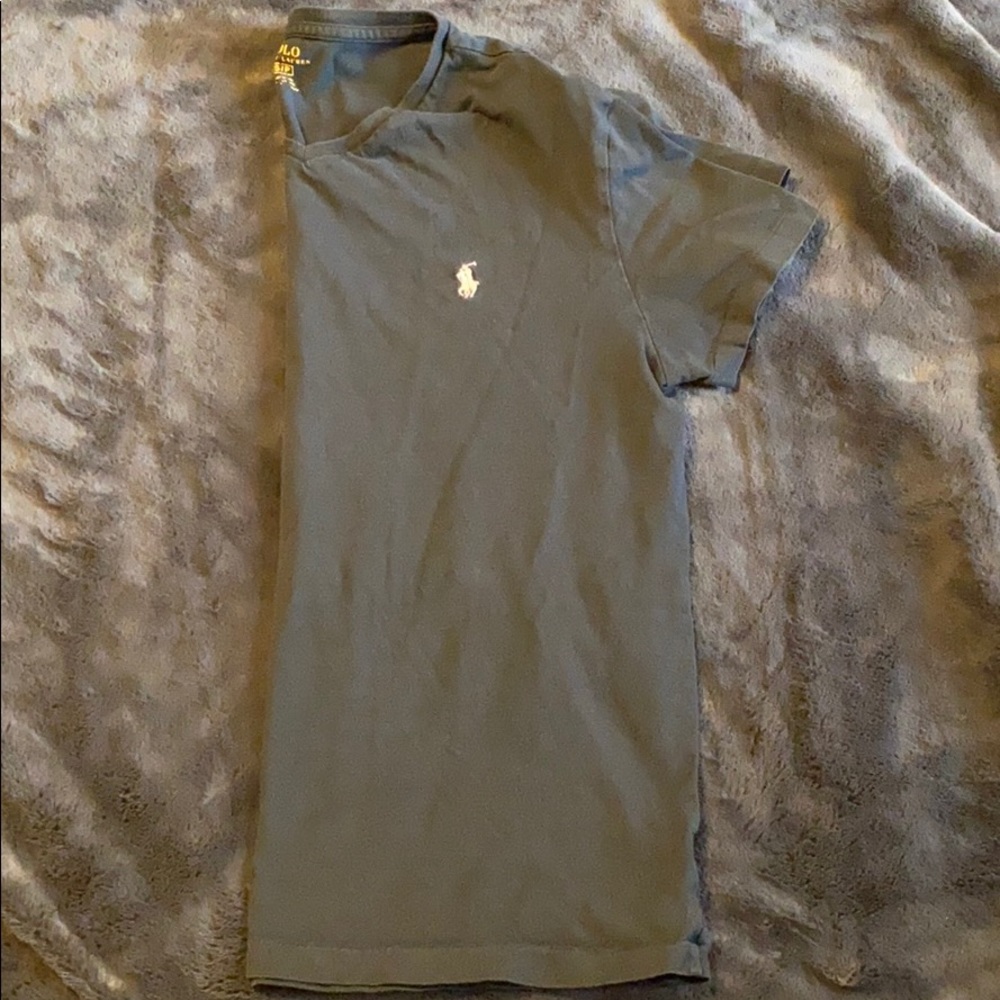 Men’s Black Polo V-Neck (Small) (Gently Worn)
